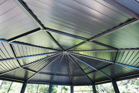 Gazebo Penguin Florence Sunroom Kit with Metal Roof - 12' x 12' / 12' x 15' Solarium Gazebo Penguin 