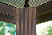 Image of Gazebo Penguin Venice Gazebo with Nettings and Privacy Curtains - The Better Backyard