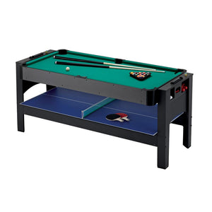 GLD Fat Cat 3 In 1 Flip Pool, Ping Pong, Air Hockey Table - The Better Backyard
