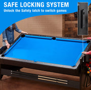 Image of GLD Fat Cat 3 In 1 Original Game Table - Blue Game Table GLD 