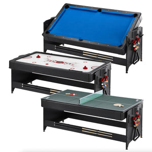 GLD Fat Cat 3 In 1 Original Game Table - Blue Game Table GLD 