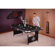 Image of GLD Fat Cat 6.5 Feet Trueshot Billiard Table - The Better Backyard