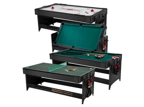GLD Fat Cat Original 3 In 1 7' Pockey Multi-Game Table - Green Game Table GLD 