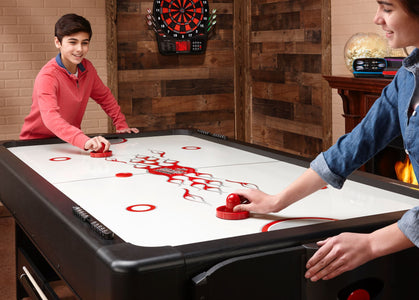 GLD Fat Cat Original 3 In 1 7' Pockey Multi-Game Table - Grey Game Table GLD 