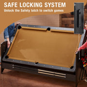 Image of GLD Fat Cat Original 3 In 1 7' Pockey Multi-Game Table - Tan Game Table GLD 