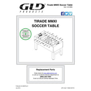 Image of GLD Fat Cat Tirade Foosball Table - The Better Backyard