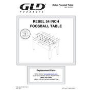 Image of GLD Rebel Foosball Table - The Better Backyard