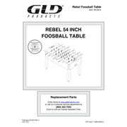 Image of GLD Rebel Foosball Table - The Better Backyard