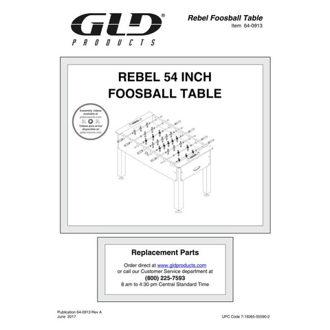 GLD Rebel Foosball Table - The Better Backyard