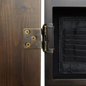 GLD Viper Metropolitan Espresso Soft Tip Cabinet Dartboard - The Better Backyard