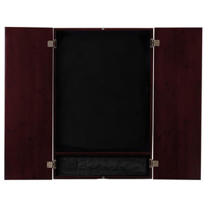 GLD Viper Metropolitan Mahogany Soft Tip Cabinet Dartboard - The Better Backyard
