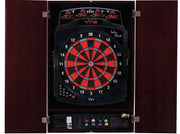 Image of GLD Viper Metropolitan Mahogany Soft Tip Cabinet Dartboard - The Better Backyard
