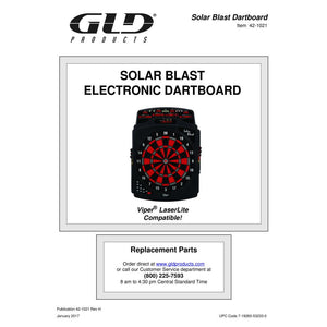 GLD Viper Solar Blast Electronic Dartboard - The Better Backyard