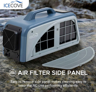 IceCove Portable Air Conditioner for Outdoor Tents, Camper Vans, Trailers, and Indoors Air Conditioner Sunjoy 