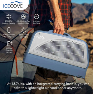 IceCove Portable Air Conditioner for Outdoor Tents, Camper Vans, Trailers, and Indoors Air Conditioner Sunjoy 