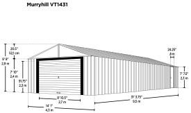 Murryhill 14x31 ft. Garage - The Better Backyard