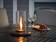 Image of OGC Intrigue Tabletop Outdoor Lantern Fire Pit Outdoor Greatroom Company 