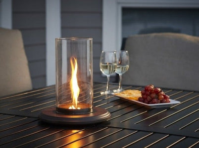 OGC Intrigue Tabletop Outdoor Lantern Fire Pit Outdoor Greatroom Company 
