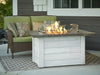 Outdoor Alcott Rectangular Gas Fire Pit Table - The Better Backyard
