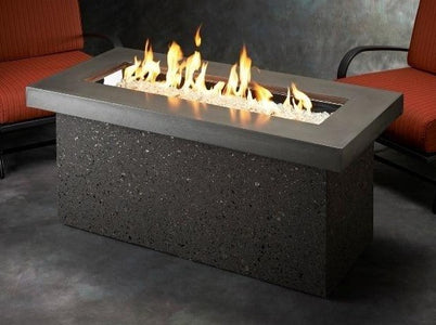 Outdoor Company Key Largo Linear Gas Fire Pit Table - The Better Backyard