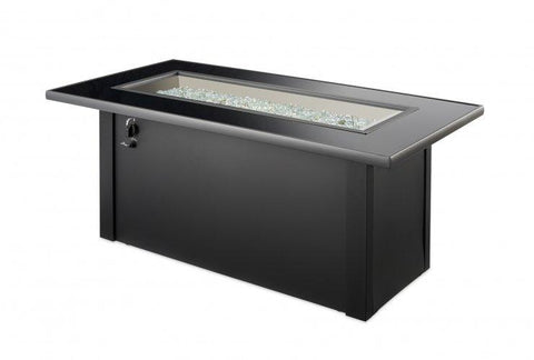 Image of Outdoor Company Monte Carlo Linear Gas Fire Pit Table - The Better Backyard