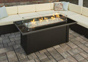 Image of Outdoor Company Monte Carlo Linear Gas Fire Pit Table - The Better Backyard