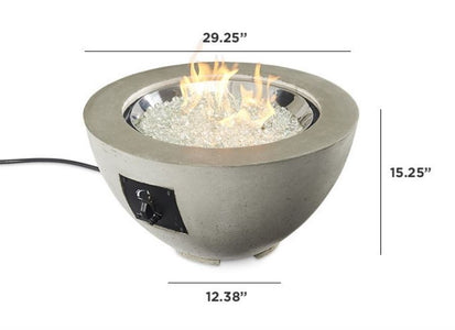 Outdoor Cove 30", 20" and 12" Gas Fire Pit Bowl - The Better Backyard