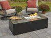 Outdoor Kinney Rectangular Gas Fire Pit Table Fire Pit Outdoor Greatroom Company 