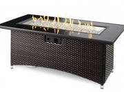 Image of Outdoor Montego Linear Gas Fire Pit Table - The Better Backyard