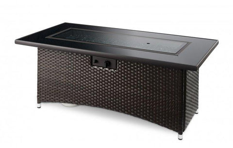 Image of Outdoor Montego Linear Gas Fire Pit Table - The Better Backyard