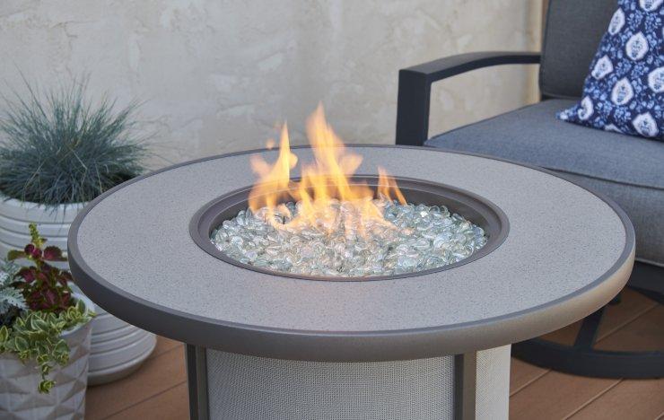 Bronson Block Round Gas Fire Pit Kit  Outdoor GreatRoom Co. – Outdoor  GreatRooms