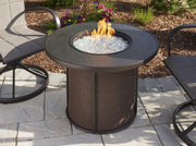 Image of Outdoor Stonefire Gas Fire Pit Table - The Better Backyard