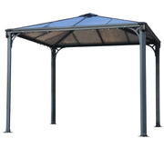 Image of Palram 10x10 ft. Grey Patio Garden Gazebo - The Better Backyard