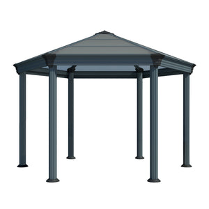 Palram 11 x 14 Ft Roma Aluminum Garden Patio Gazebo - The Better Backyard