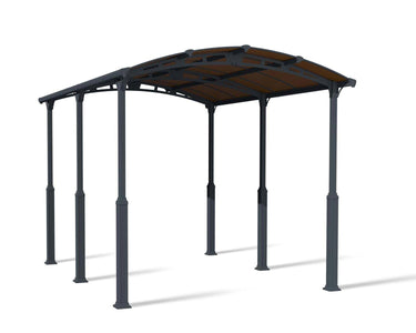 Palram-Canopia | Alpine 12 ft. RV Carport Kit - Grey Structure & Twin Wall Panels Carport Palram - Canopia 12x17 