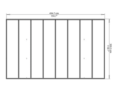 Palram-Canopia Arizona Breeze 5000 Carport Carport Palram - Canopia 