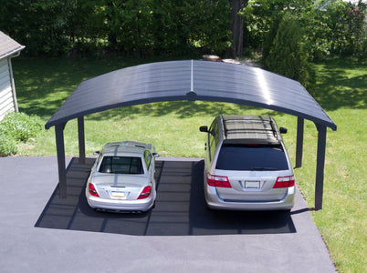 Palram-Canopia | Arizona Wave Double Carport Arch-Style Carport Palram - Canopia 