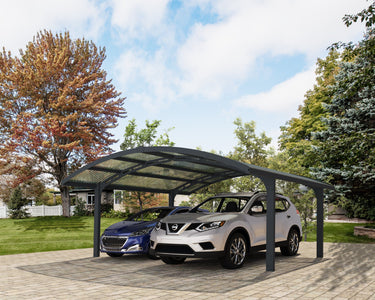 Palram-Canopia | Arizona Wave Double Carport Arch-Style Carport Palram - Canopia 