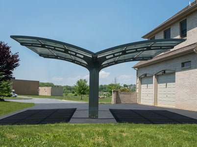 Palram-Canopia | Arizona Wave Double Carport Wing-Style Carport Palram - Canopia 