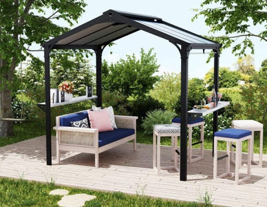 Palram - Canopia | Austin 6x8 BBQ Grill Gazebo Gazebo Palram - Canopia 