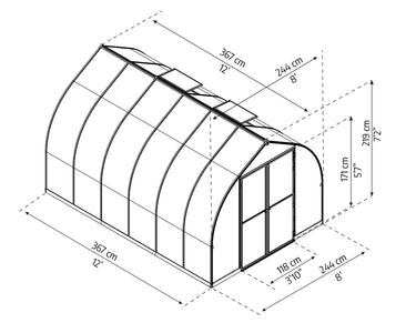 Palram - Canopia | Bella Greenhouse Greenhouses Palram - Canopia 