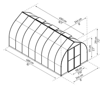 Palram - Canopia | Bella Greenhouse Greenhouses Palram - Canopia 