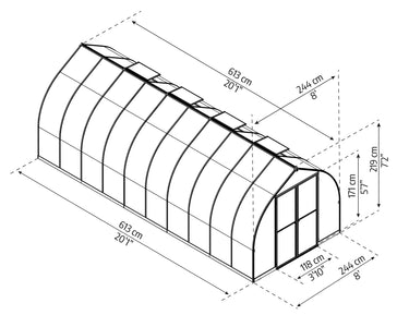 Palram - Canopia | Bella Greenhouse Greenhouses Palram - Canopia 