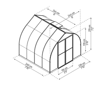 Palram - Canopia | Bella Greenhouse Greenhouses Palram - Canopia 