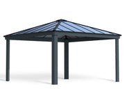 Image of Palram - Canopia | Dallas 14' Gazebo - Grey Gazebo Palram - Canopia 14x14 