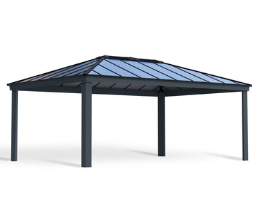 Palram - Canopia | Dallas 14' Gazebo - Grey Gazebo Palram - Canopia 14x20 