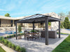 Palram - Canopia | Dallas 14' Gazebo - Grey Gazebo Palram - Canopia 