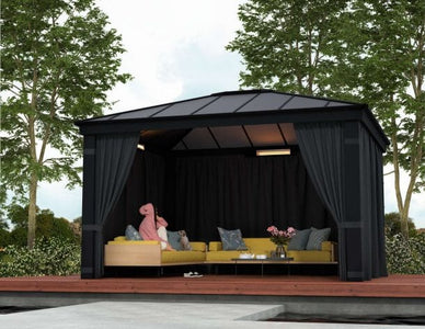 Palram - Canopia | Dallas Gazebo - Grey Gazebo Palram - Canopia 