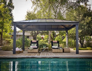 Image of Palram - Canopia | Dallas Gazebo - Grey Gazebo Palram - Canopia 