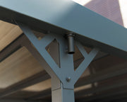 Image of Palram - Canopia | Palma 5000 Carport Gray/Bronze Carport Palram - Canopia 